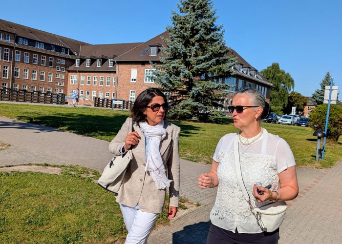 03 Der Gang über den MEDIGREIF Campus in Greifswald