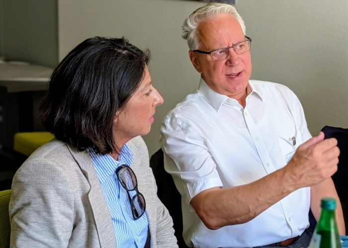 19 Empfang zum Mittagessen in Heringsdorf Haus Kulm