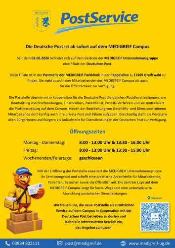 Info Neueröffnung Poststelle